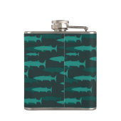 かっこいいバラクーダ モノグラム フラスク (裏面)