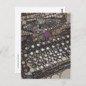 かっこいいビンテージタイプライター モダンデザイン ポップアート ポストカード (正面/裏面)