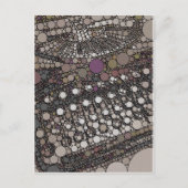 かっこいいビンテージタイプライター モダンデザイン ポップアート ポストカード (正面)