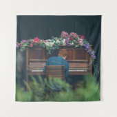 かっこいいピアノアート タペストリー (正面)