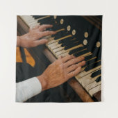 かっこいいピアノアート タペストリー (正面)