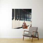 かっこいいピアノデザイン タペストリー (インサイチュ(横))