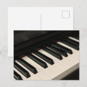 かっこいいピアノデザイン ポストカード (正面/裏面)