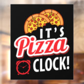 かっこいいピザ屋さんの言葉アートビジネス ウィンドウサイン (シート2)