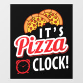 かっこいいピザ屋さんの言葉アートビジネス ウィンドウサイン (シート)