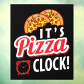 かっこいいピザ屋さんの言葉アートビジネス ウィンドウサイン (シート3)