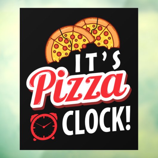 かっこいいピザ屋さんの言葉アートビジネス ウィンドウサイン (シート3)