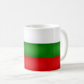 かっこいいブルガリアの国旗 コーヒーマグカップ (正面右)