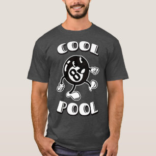 かっこいいプールビリヤードボール Tシャツ