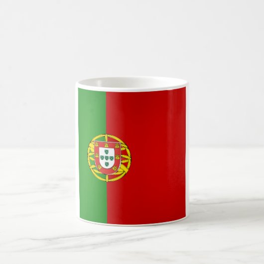 かっこいいポルトガル国旗 コーヒーマグカップ (中央)