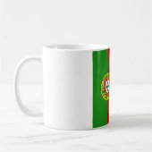 かっこいいポルトガル国旗 コーヒーマグカップ (左)
