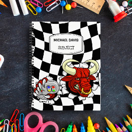 かっこいいミノタウロスがビデオゲームのコントローラを持っている ノートブック