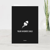 かっこいいユーモアあふれる父の日カード シーズンカード (裏面)