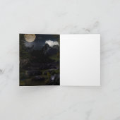 かっこいいリアルな恐竜の誕生日ワイルド招待状 招待状 (内部)