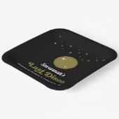 かっこいいレトロラストディスコ花嫁ブライズメイドパーティー ペーパープレート (傾斜あり)