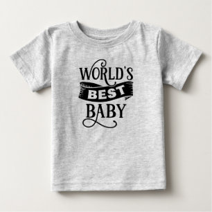 かっこいい世界一の赤ちゃん ベビーTシャツ