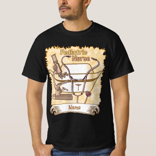 かっこいい小児科看護師 Tシャツ (正面)