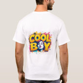 かっこいい少年 Tシャツ (裏面)