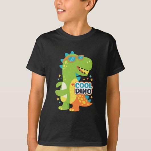 かっこいい恐竜キッズ Tシャツ (正面)