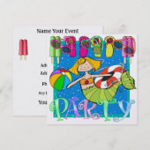 かっこいい招待状 - SRF 招待状 (正面/裏面)