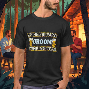 かっこいい新郎の友達 飲み会チーム Tシャツ