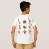 かっこいい果物 Tシャツ (裏面フル)
