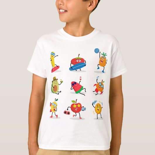かっこいい果物 Tシャツ (正面)