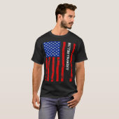 かっこいい栄養士アクセサリー アメリカ雑貨 USA国旗 Tシャツ (正面フル)