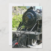 かっこいい機関車 招待状 (裏面)