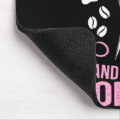 かっこいい犬のグルーマー アート メンズ レディース 犬のグルーミング ペットグルーマー マウスパッド (コーナー)