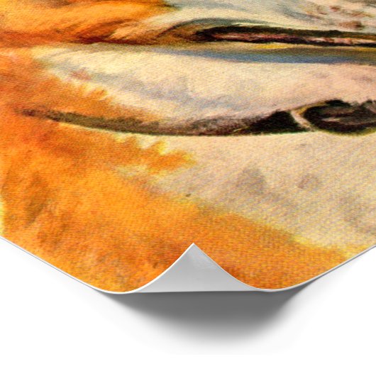 かっこいい犬 ポスター (角)