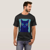 かっこいい猫と子猫 Tシャツ (正面フル)