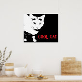 かっこいい猫のポスター ポスター (キッチン)