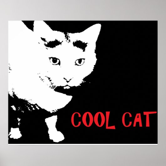かっこいい猫のポスター ポスター (正面)