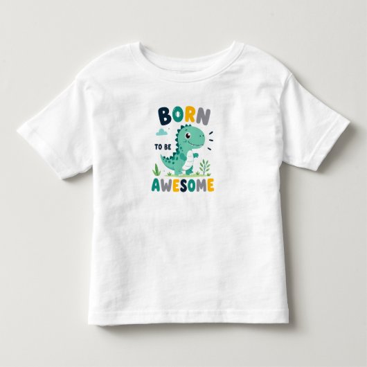 かっこいい男の子に生まれてよかった! 🌟 トドラーTシャツ (正面)
