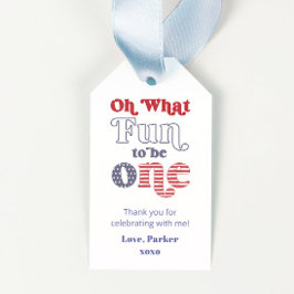かっこいい男女兼用 1歳の誕生日パーティー お土産タグ ギフトタグ