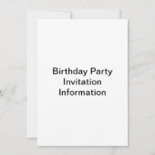 かっこいい話だね、お父さん。また聞かせて。 招待状 (裏面)