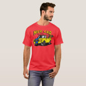 かっこいい車のアート ファミリー Tシャツ (正面フル)