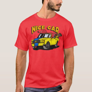 かっこいい車のアート ファミリー Tシャツ