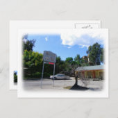 かっこいい車＆モーテルのポストカード！ ポストカード (正面/裏面)