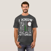 かっこいい音楽テクノハウスミキサーDJのギフト Tシャツ (正面フル)