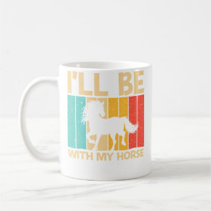 かっこいい馬 乗馬 馬好き コーヒーマグカップ