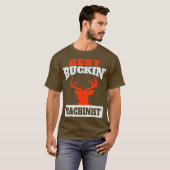 かっこいい鹿狩りマシニスト Tシャツ (正面フル)