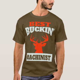 かっこいい鹿狩りマシニスト Tシャツ