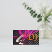 かっこいい / おしゃれな ネオンライト / 蛍光色 名刺 (スタンド正面)