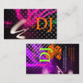 かっこいい / おしゃれな ネオンライト / 蛍光色 名刺 (正面/裏面)