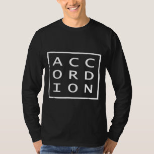 かっこいい アコーディオン アコーディオニスト Tシャツ