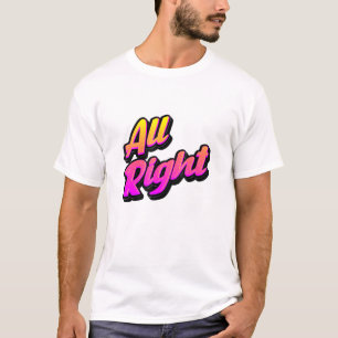 かっこいい カラフルな 問題ない名言 グラフィックTシャツ クールな Tシャツ