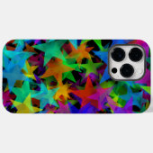 かっこいい グルーヴィー レインボー スターズ Case-Mate iPhoneケース (裏面 (横))