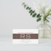 かっこいい スタイリッシュ ジオメトリック 名刺 (スタンド正面)